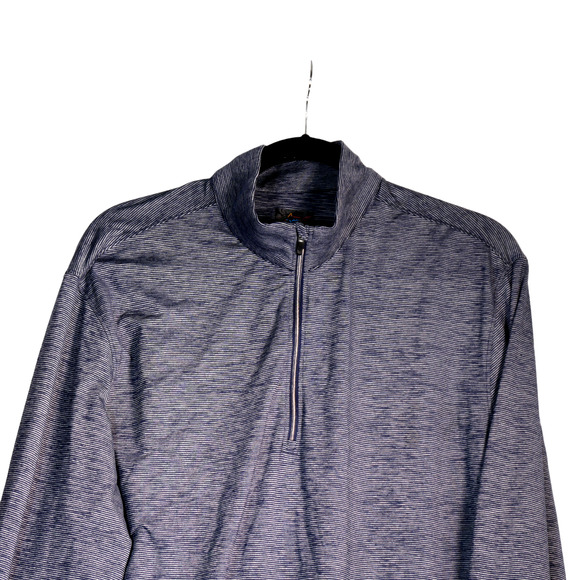 Greg Norman Performance Shirt Men XL Blue Activewear Long Sleeve Golf Wicking - Picture 2 of 7